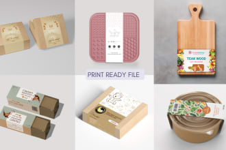 design creative box package sleeves and labels