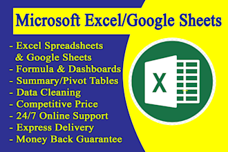 clean and organize excel data as per your satisfaction