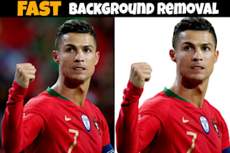background removal 30 images 3hr quick delivery