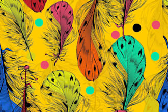 design unique patterns and digital designs for textile fabric prints
