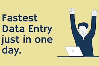 do fastest data entry in one day