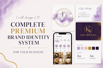 design full brand identity system for your small business