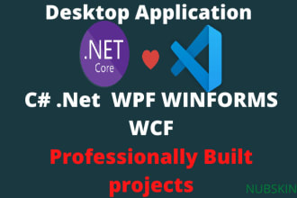 do c sharp projects for wpf winforms console and desktop app
