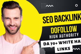 create seo dofollow backlinks with high quality contextual manual link building