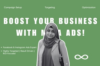 manage paid social media ads for sales or qualified leads
