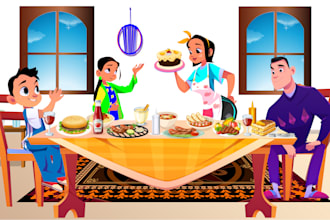 do children, kids book illustration