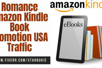 do organic romance amazon kindle book promotion boost USA traffic