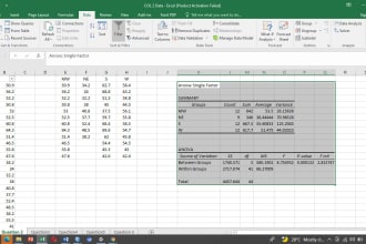 do your regression, anova, correlation and interpretation