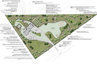 design 2d landscape plans for your home in color