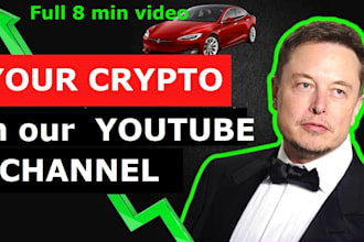 promote crypto or tech project on our youtube and telegram