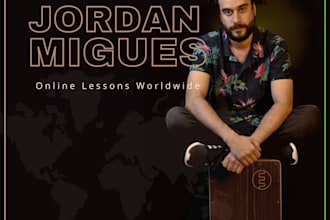 teach you cajon flamenco in many ryhtms