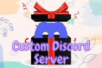 make a discord server for you
