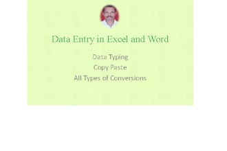 do data entry in 24 hrs