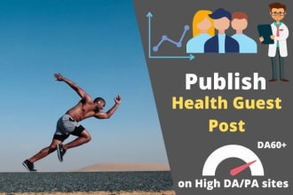 publish health guest post on high authority health blog