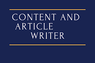 write website content and SEO