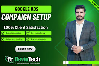 setup your google ads and PPC campaign