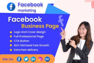 do impressive facebook business page setup and optimization