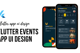create UI design for your flutter application using mvvm