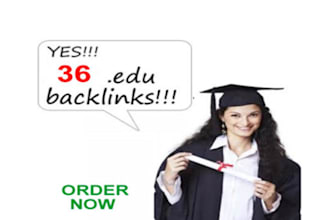 create 36 DOFOLLOW edu or gov backlinks