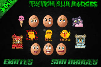 twitch sub badges, twitch emotes, emotes, badges