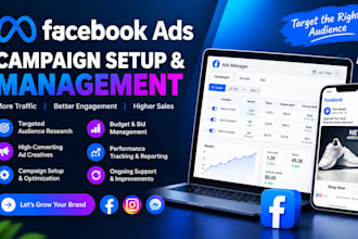run facebook ads campaign and instagram advertising promotion
