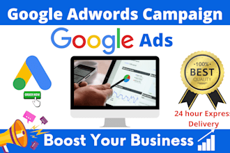 setup and optimize google adwords campaign