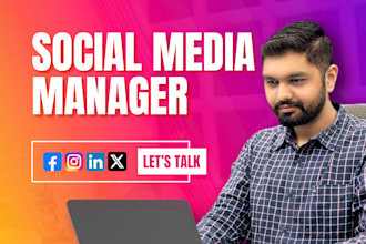 be your social media manager and instagram content creator
