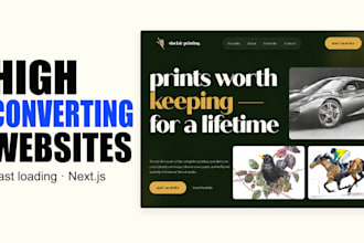design and develop a custom full stack website frontend, backend, and web