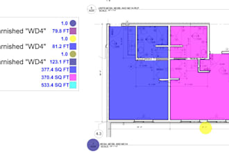 do paint estimation and material takeoff in planswift