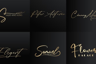 handwritten signature logo, signature email and signature design