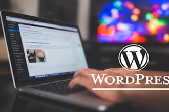 do professional wordpress full website creation with a responsive mobile layout