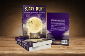 do book cover, paperback cover, kindle cover, kdp cover