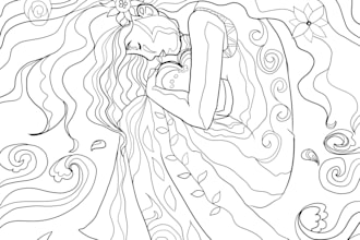 create coloring book designs