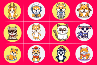 design crypto and cryptocurrency animal logo for your coin in 4 hours