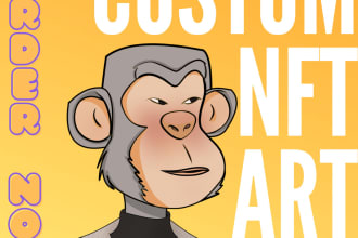 design and generate 2d nft  100, 1k, 10k nft art collections for opensea