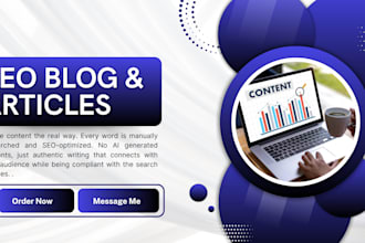 manually write SEO optimized content not ai