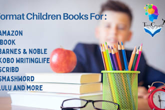 format and layout your children book for publishing