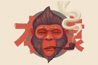 create a custom art digital illustration