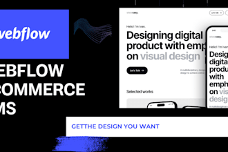create expert webflow website