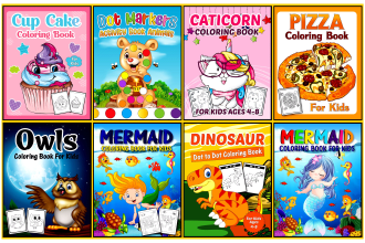 design bestselling kdp low content book interior and cover for amazon kdp