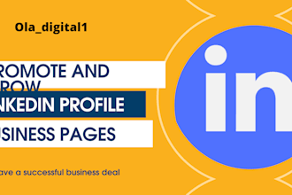 promote and grow your linkedin profile or page, manage
