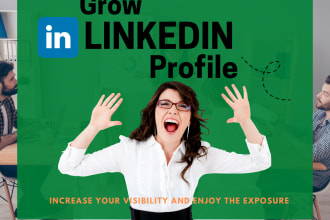 manage and grow your linkedin profile, promote, marketing, enhancement, invites
