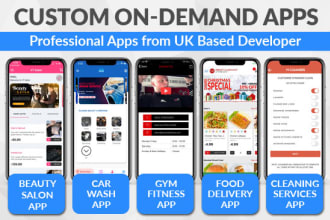 build on demand grocery pharmacy education courier removals music customised app