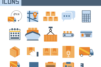 draw simple flat icon