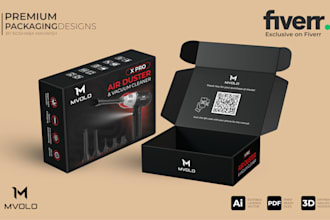 do mailer box design, box packaging, and 3d mockup