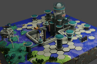 render a minecraft building of your choosing