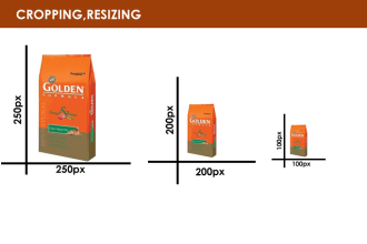 resize crop add watermark to 50 images