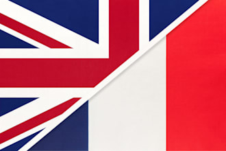 translate english to french and french to english