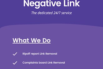 permanently remove negative link, mugshot, online reputation
