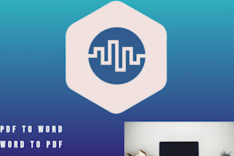 convert PDF files into word and word into PDF
